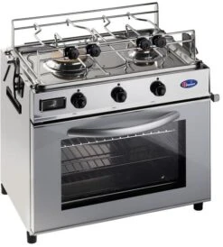 CF Parker Gasherd U. Ofen, Edelstahl, 30mbar