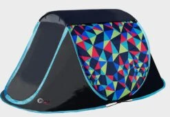 Portal Outdoor Trance Kuppelzelt, 2-Personen, 140x240, Schwarz/genmustert