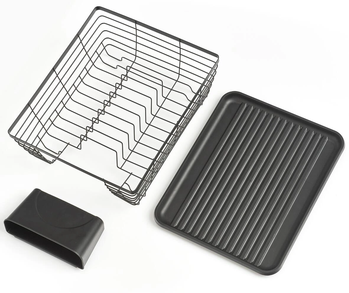 Zeller Geschirrabtropfständer, Metall/Kunststoff, Schwarz – Bild 4