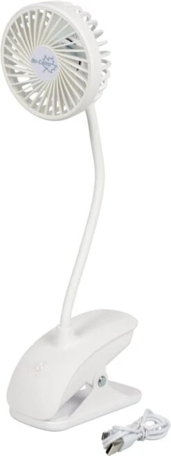 Bo-Camp Flex Tischventilator, USB, 1200mAh, Weiß