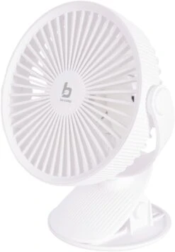 Bo-Camp Deluxe Tischventilator, USB, 1200mAh, Weiß