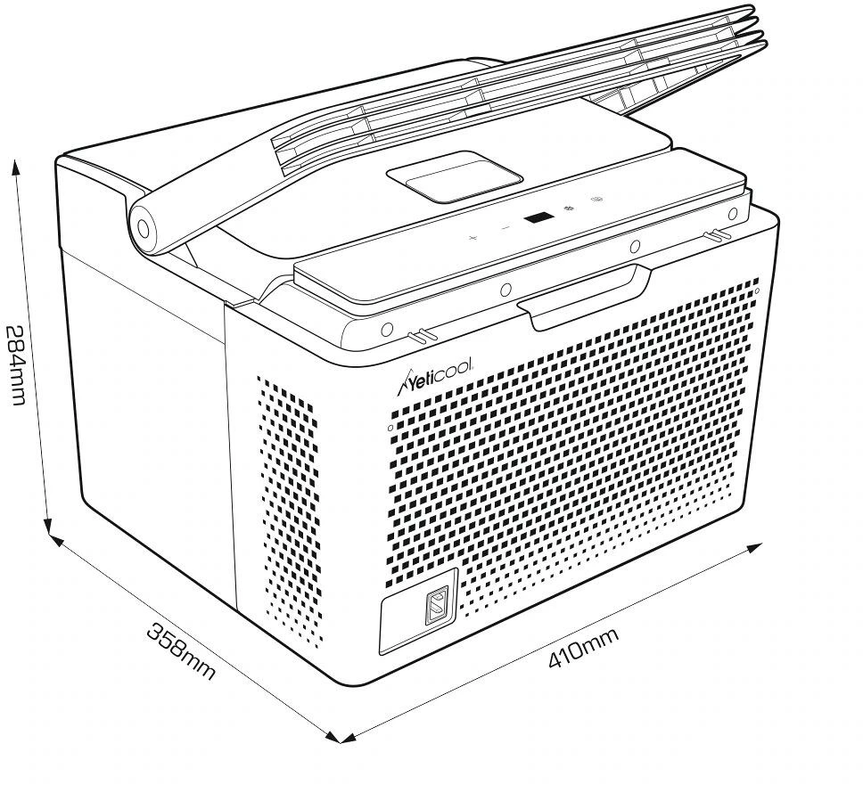 Yeticool CX10 Kompressor-Kühlbox, Mit Heizfunktion, 12/24/230V, 10L – Bild 10