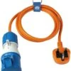 AS-Schwabe CEE-Stecker Adapterleitung Mit Spannngsanzeige Für British Standard
