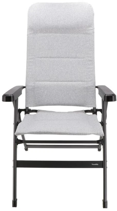 Travellife Bloomingdale Comfort Campingstuhl, Grau – Bild 2
