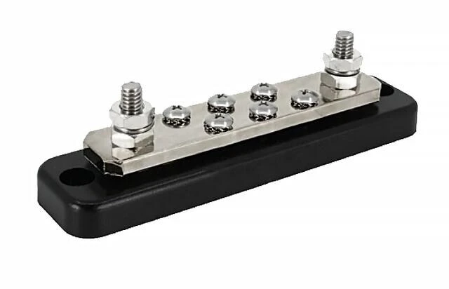 Victron Energy Victron Busbar Mit 2 Hochstromverbindungen Und 6 Schwachstromverbindungen, 250A, 70V