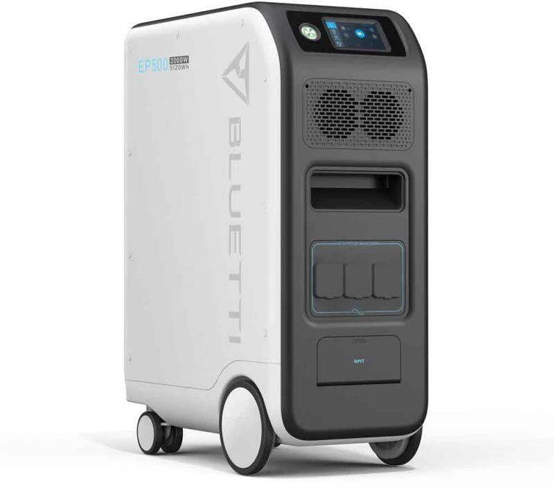 Bluetti EP500 Lithium Powerstation, Grau/weiß, 5100Wh