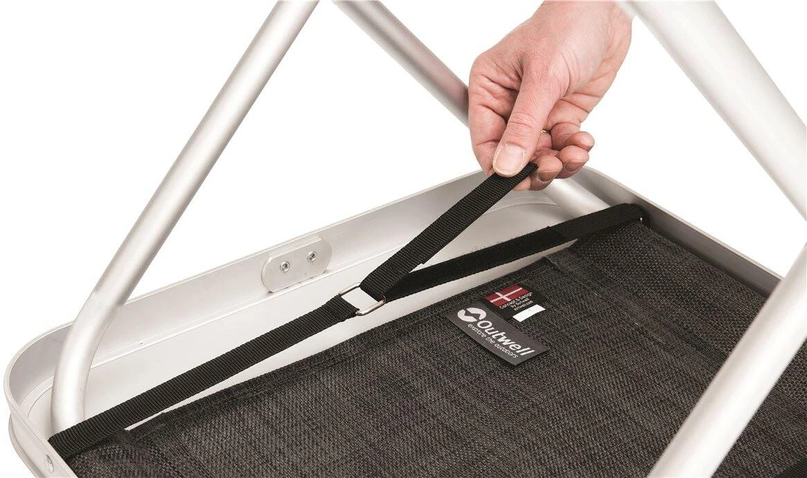 Outwell Baffin 3-in-1 Tisch, Hocker Und Fußbank, 42x42x46cm, Grau/schwarz – Bild 3