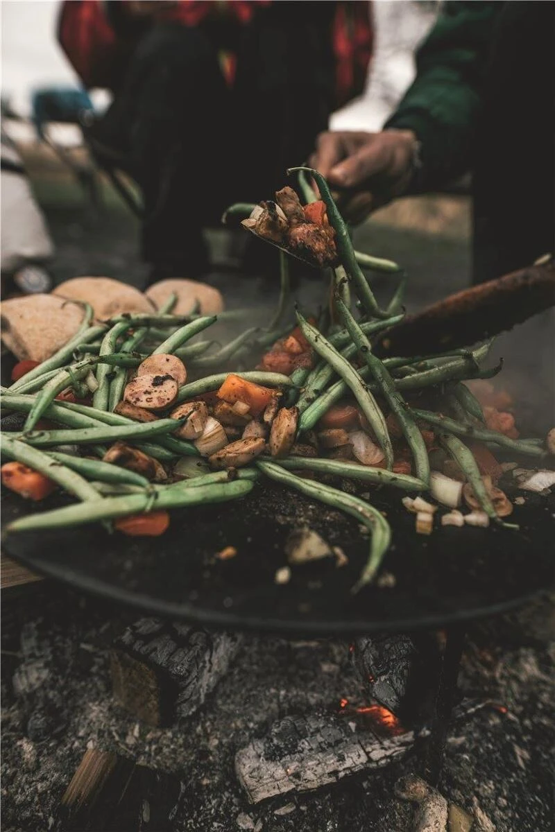 Robens Bighorn Pfanne, 3-Beinig, 48x44x23cm, Schwarz – Bild 11