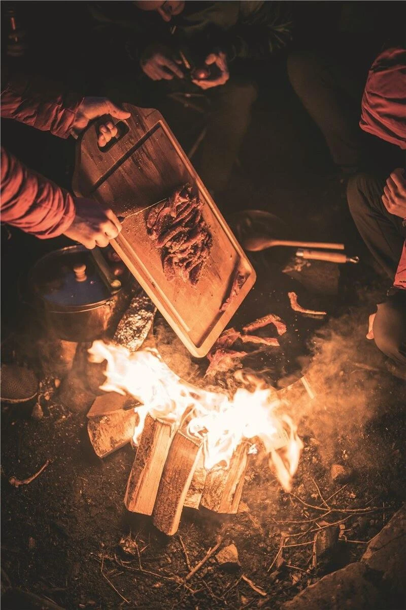 Robens Bighorn Pfanne, 3-Beinig, 48x44x23cm, Schwarz – Bild 6