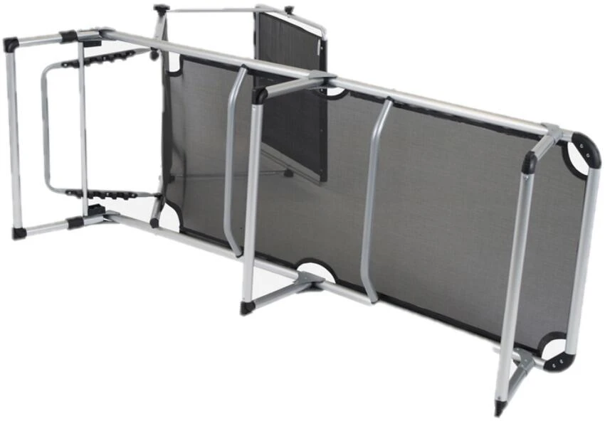 Bo-Camp Campingliege Mit Sonnenschutz, Schwarz – Bild 5