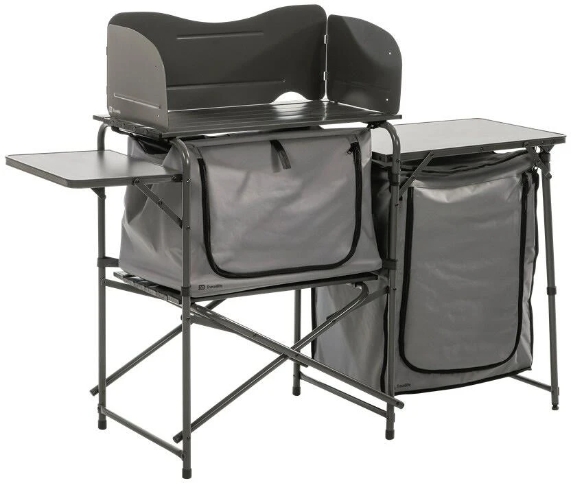 Travellife Toledo Campingküche, Faltbar, Dunkelgrau