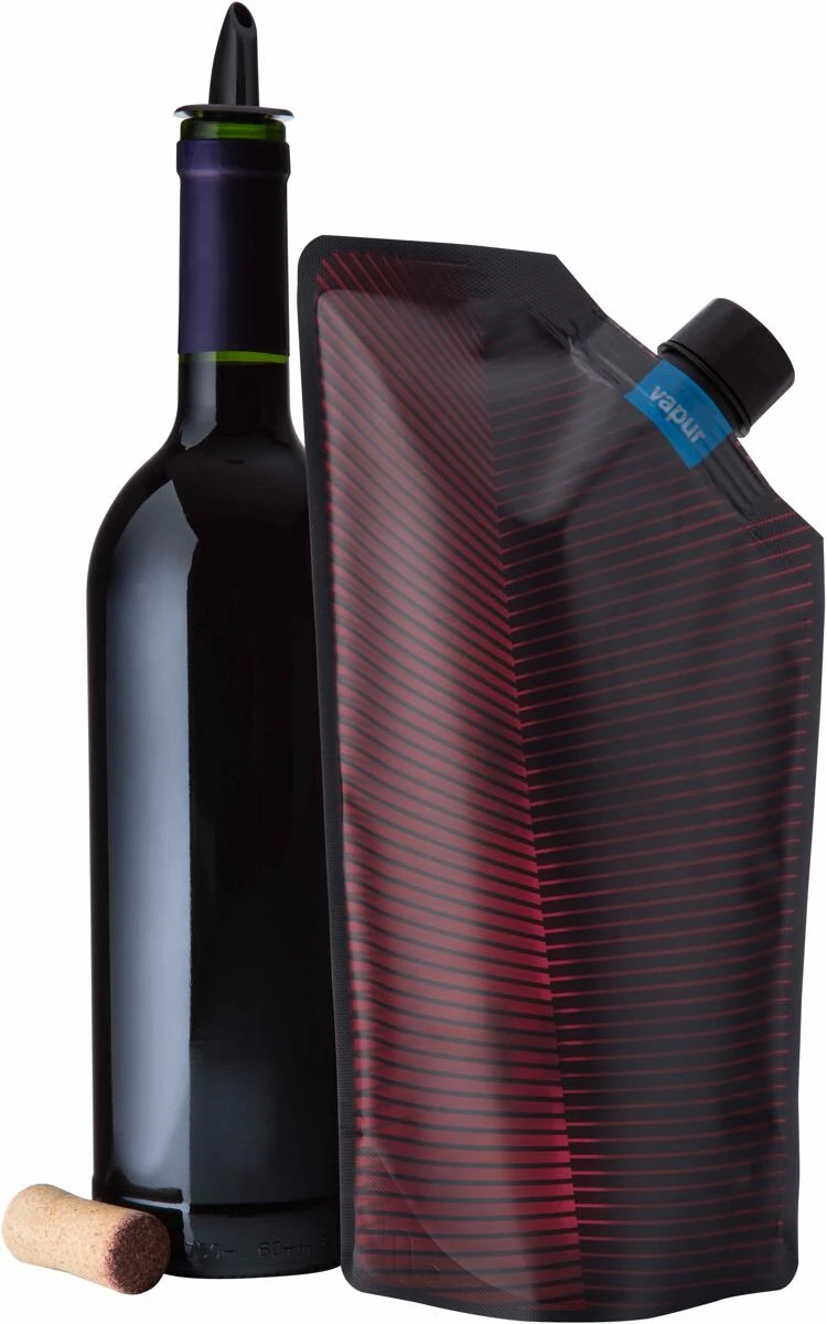 Vapur Wine Carrier Weinflasche, 750ml, Maroon – Bild 2