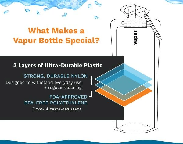 Vapur Wine Carrier Weinflasche, 750ml, Maroon – Bild 4