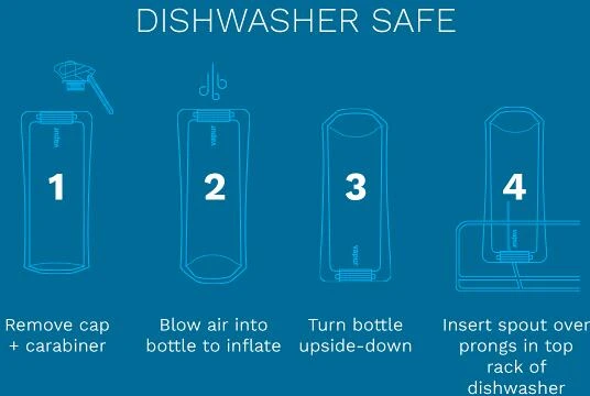 Vapur Wine Carrier Weinflasche, 750ml, Maroon – Bild 5