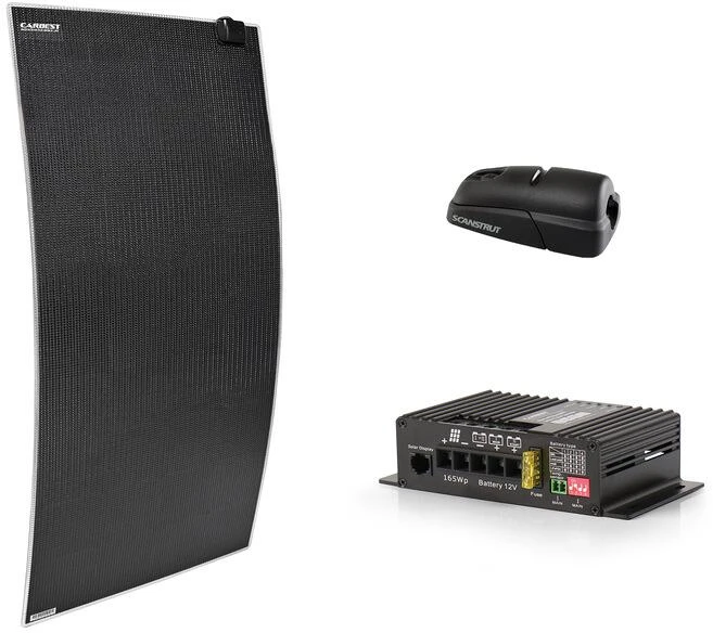 Carbest Power Solar-Komplettset SFX 135W, Schwarz