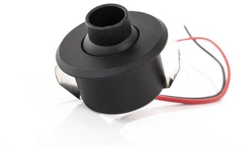 Dimatec LED-Mini Einbauspot, Kurz, 12V/0,4W, Schwarz/matt – Bild 3