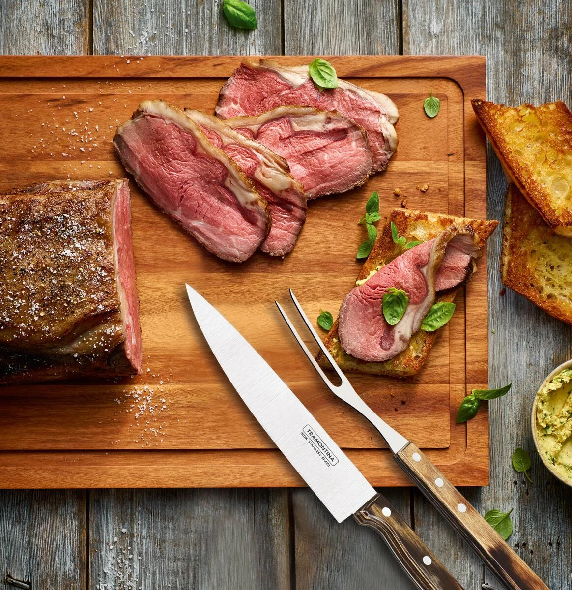 Tramontina Jumbo BBQ Koffer, Braun, 15-teilig – Bild 5