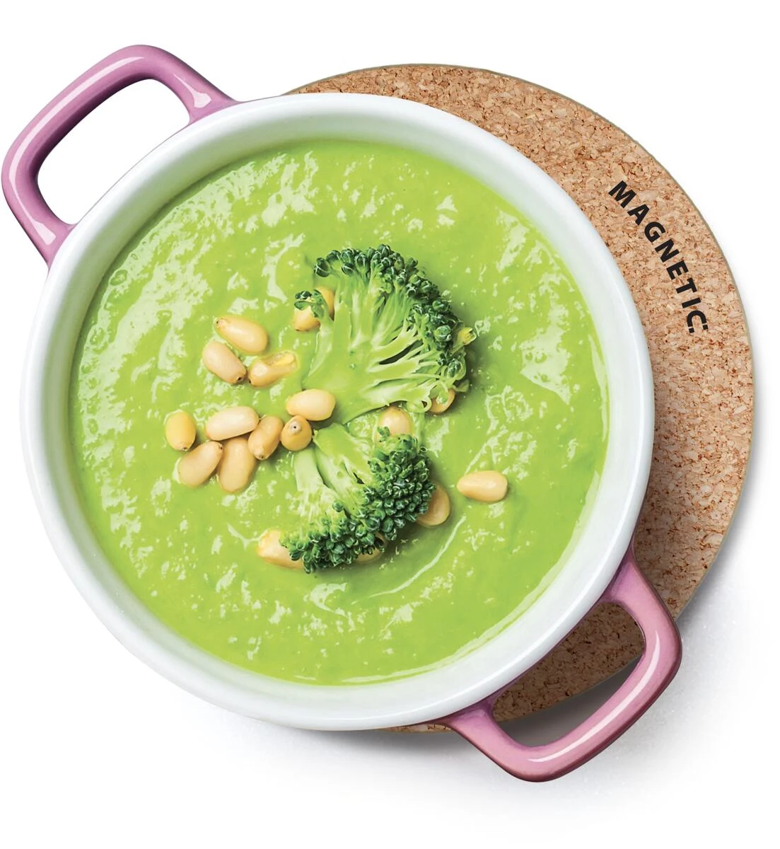 Metaltex Magnet Topfuntersetzer, Kork, 2er-Set – Bild 2