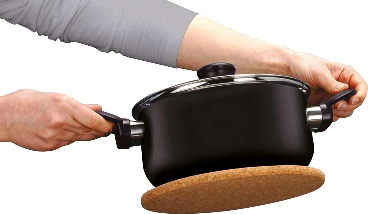 Metaltex Magnet Topfuntersetzer, Kork, 2er-Set – Bild 3