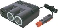 Pro Car Multisteckdose Mit Doppel-USB A/C, 20A, 12/24V
