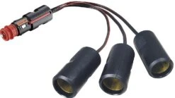 Pro Car Drilingskupplung, 3x 5A, 12/24V