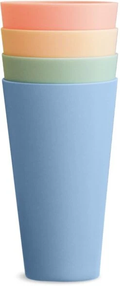 TarHong Essential Jumbo Becher-Set, 600ml, 4er-Set