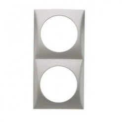 Berker Integro Pure Rahmen, 2-fach, Chrom Matt