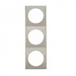 Berker Integro Pure Rahmen, 3-fach, Chrom Matt