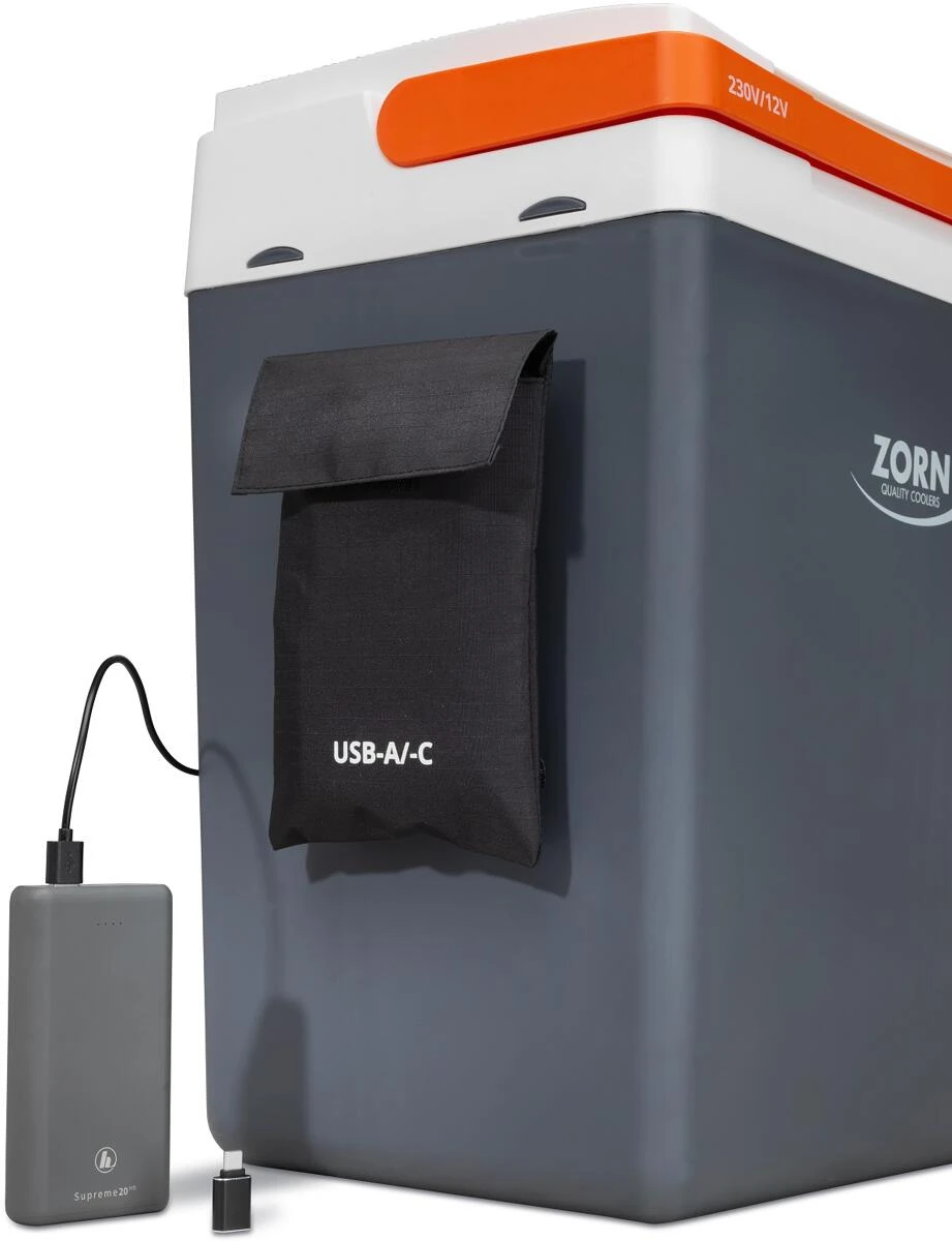 Zorn Z26 LNE USB Thermoelektrische Kühlbox, 12/230V/USB-A/C, 25L – Bild 3