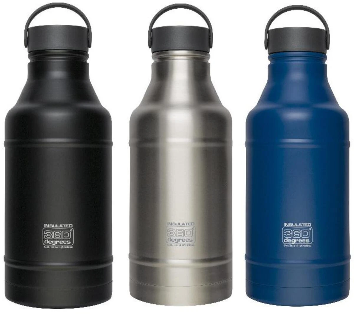 360 Degrees Riesenflasche, Edelstahl, 1800ml