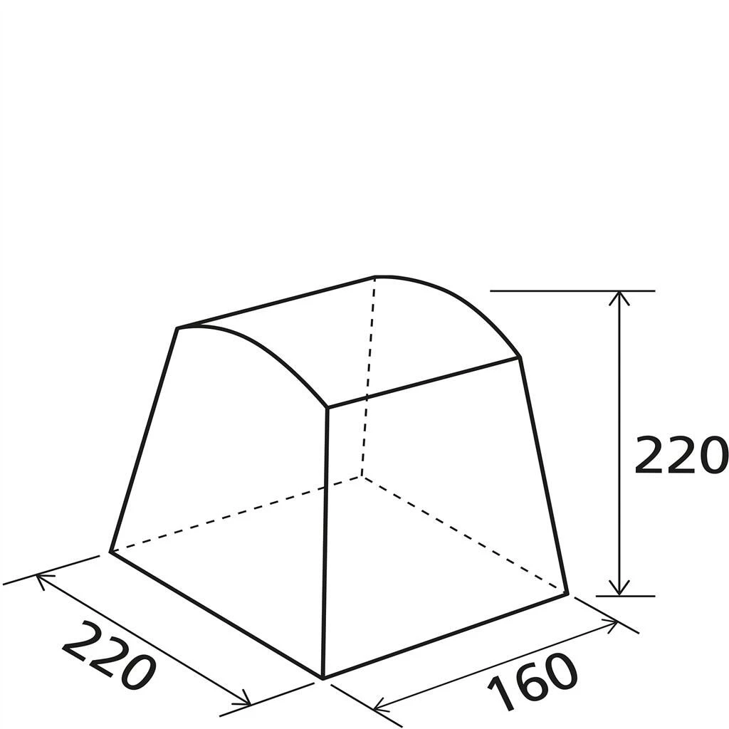 Brunner Camp Inn Gerätezelt, 220x160cm – Bild 2