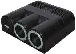 Pro Car Kfz-Dreifachsteckdose Inklusive USB, 16A, 12V