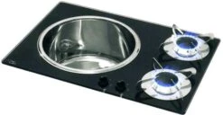 Can PV1360 Kocher-Spülen Kombination, 2-flammig