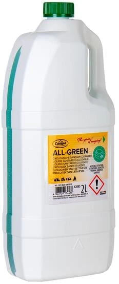 Camp4 All-Green Sanitärzusatz Für Campingtoilette, 2L