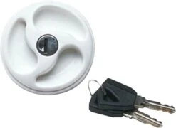 Lilie Ersatzschlossdeckel, Weiß