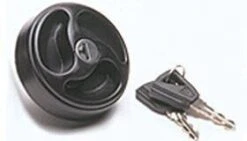 Lilie Ersatzschlossdeckel, Schwarz