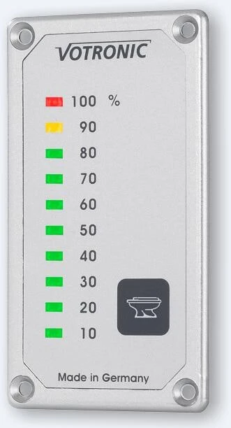 Votronic Fäkaltankanzeige S, 12/24V Mit LED-Balkananzeige