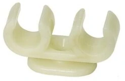 RK Reich UniQuick Kunststoff-Rohrschelle Doppelt, 12mm, 5Stk.