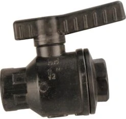 Fawo Kugelhahn, 1/2 Zoll, Kunststoff, Schwarz