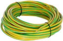 Erdungskabel, 10m, 4mm², Grün/gelb