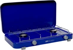 HPV Rumba Gaskocher, 2-flammig, 50mbar, Blau