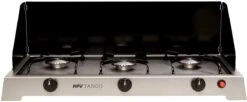 Gaskocher Tango HPV, 3-flammig, Edelstahl, 50 Mbar