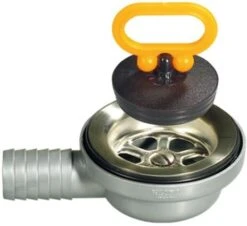 Comet Ablaufgarnitur Edelstahlsieb Mit Stopfen