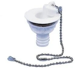 Wasserablaufgarnitur Gerade - Schlauch 3/4", Ablauföffnung 21mm, 10er