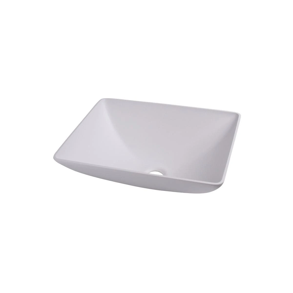 Waschbecken Rechteckig, 400x300x135mm, Weiß