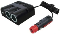 Pro Car Dreifach-Steckdose Mit Standard USB, 1x3000mA