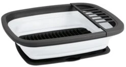 Camp4 Geschirrtrockner, Faltbar, Weiß/grau