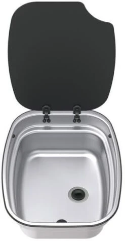 Thetford Argent Spüle, Edelstahl, 63x47x15,3cm