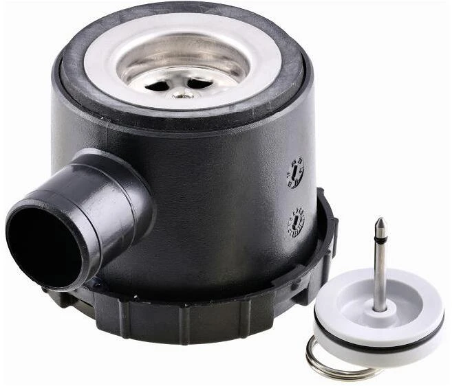 RK Reich Siphon 39mm Mit Edelstahlsieb Für Abwassersystem – Bild 2