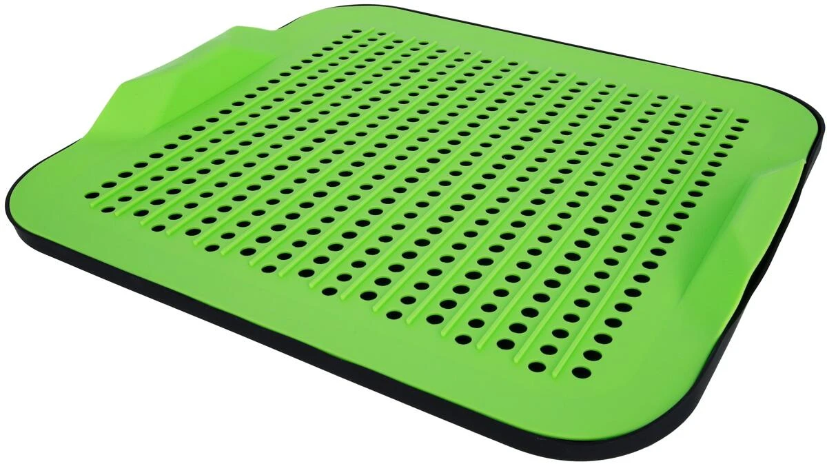 Camp4 Rollbare Geschirrmatte, 38x36cm, Grün/schwarz